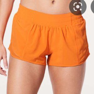 Lululemon Hotty Hot Shorts Orange